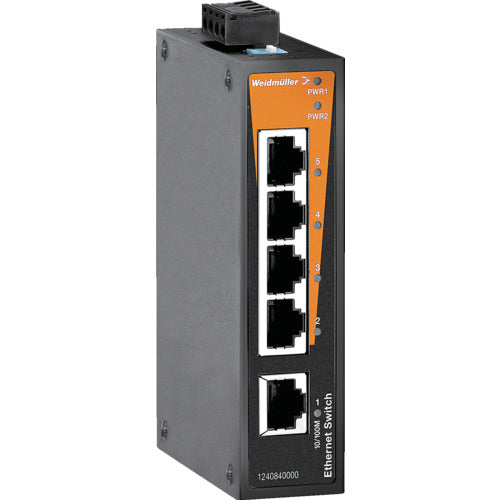 Weidmuller IE-SW Industrial Switching HUB 5 Ports 1240840000 IE-SW-BL05-5TX 1 Unit