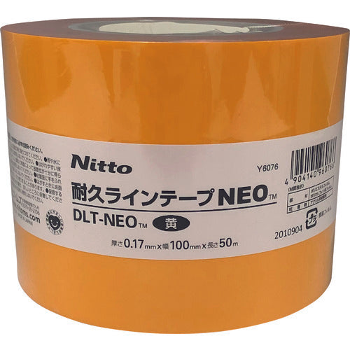ニトムズ 耐久ラインテープDLT−NEO100x50黄 Y6076 1 巻