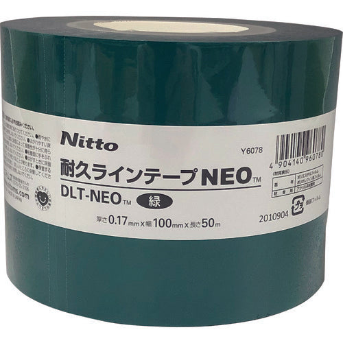 ニトムズ 耐久ラインテープDLT−NEO100x50緑 Y6078 1 巻