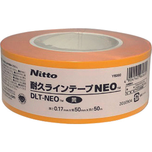 ニトムズ 耐久ラインテープDLT−NEO50x50黄 Y6060 1 巻