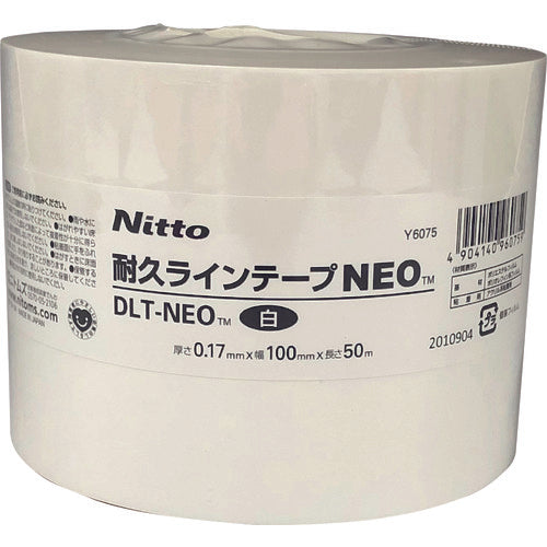 ニトムズ 耐久ラインテープDLT−NEO100x50白 Y6075 1 巻