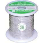 サンハヤト ジュンフロンETFE電線100M白色 AWG28-100M-WHITE 1 巻