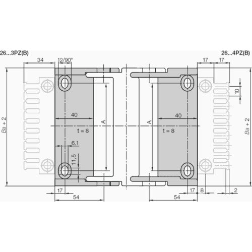 igus 에너지 체인 케이블 보호관 66 링크 2700.15.175.0-66L 1 개