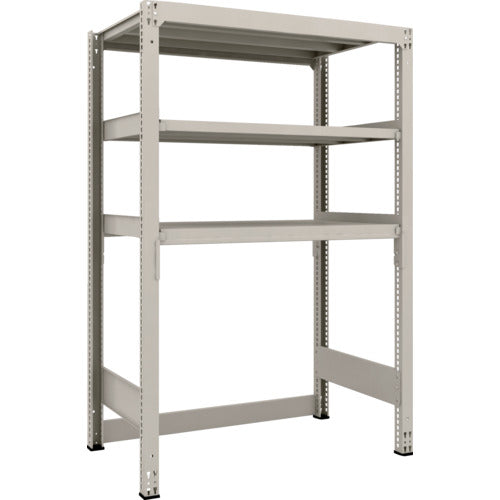 TRUSCO Steel Rack M3 Medium Duty Shelf, Open Bottom Type, H1800 x W1200 x D721, 3 Shelves, Single Unit, M3-SB6473 1 S