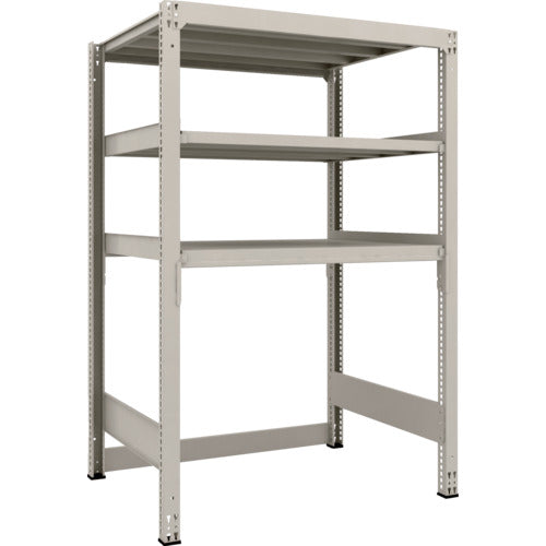 TRUSCO スチールラック M3型中量棚 下段開放型 H1800XW1200XD921 3段 単体 M3-SB6493 1 S