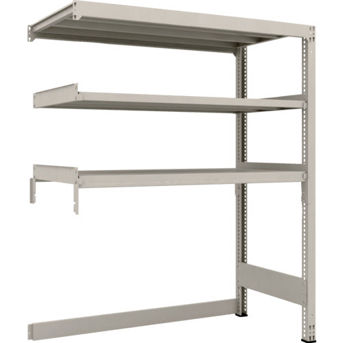 TRUSCO Steel Rack M3 Medium Duty Shelf, Open Bottom Type, H1800 x W1500 x D721, 3 Tiers, Connected, M3-SB6573B 1 S