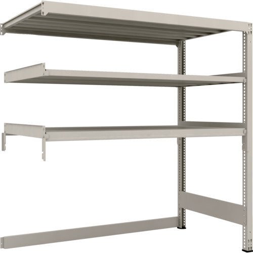 TRUSCO Steel Rack M3 Medium Duty Shelf, Open Bottom Type, H1800 x W1800 x D921, 3 Tiers, Connected, M3-SB6693B 1 S