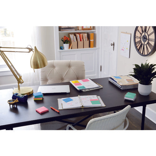 3M Post-it Super Sticky Notes Multi-Color 3 Pack 5001SS-MC-3 1 Box