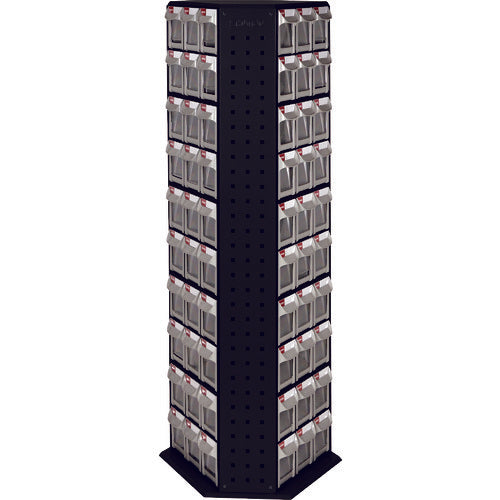 SHUTER 回転パーツスタンド 1280mm 90引出し 黒色 RFO-690-BK 1 台