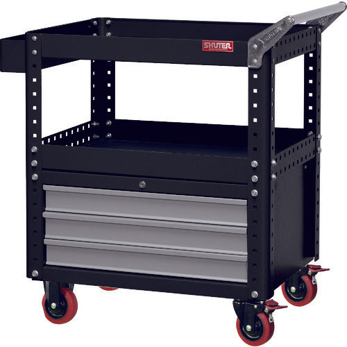 SHUTER Heavy Duty Cart CT-3B Black CT-3B-BK 1 unit