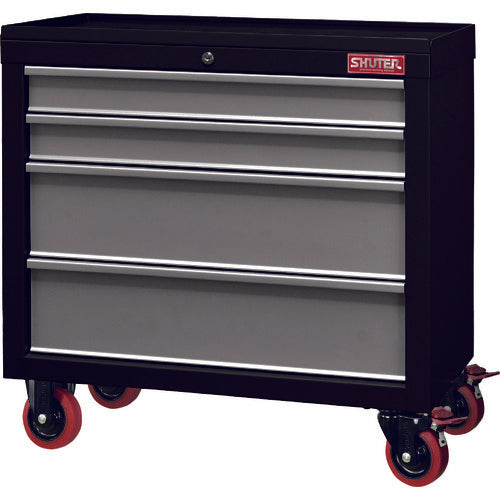 SHUTER Heavy Duty Cabinet Cart TC-S22 Black TC-S22-BK 1 unit