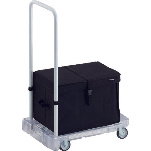TRUSCO Plastic Cart Acrocarry PC Made Noise-reducing Wheels 600 x 390 Transparent THB Included AC-1PC-TM-THB 1 Unit