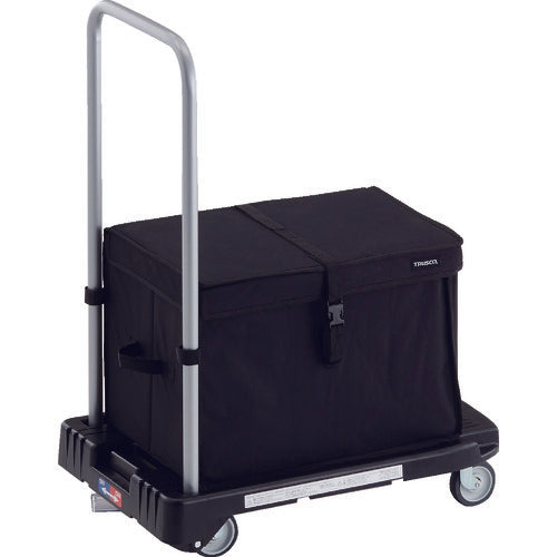 TRUSCO Plastic Cart Komawarikun Noise-reducing G Wheels 600X390 Black Plastic Stopper Included TH Brake Included MP-6039N2-BK-JS-THB 1 Unit