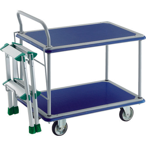 TRUSCO Press-made dolly Donkey cart 2-tier single-sided type 740 x 480 with TAF-2 304N-TAF2 1 unit