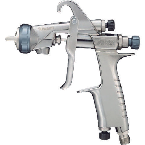 어니스트 이와타 자동차 보수 전용 스프레이 건(중력식) 노즐 구경 Φ1.3 패턴 개방 260mm KIWAMI-1-13B8 1대