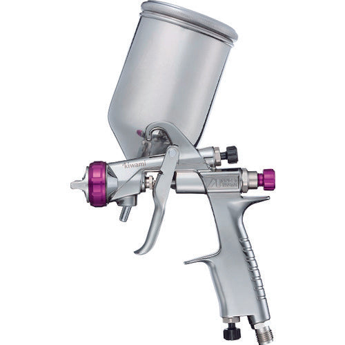 어니스트 이와타 자동차 보수 전용 스프레이 건(중력식) 노즐 구경 Φ1.3 취부 공기 압력 0.15MPa KIWAMI-1-13B10 1대