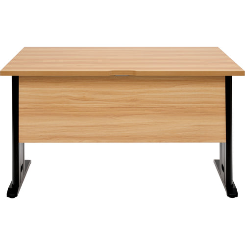 TRUSCCO 평책 내츄럴 천판 X흑 다리 W1200xD700XH700 TSLD1270NA-BK 1대