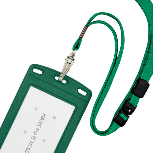 OP 매달아 명찰 가죽조 세로 명함 1장 녹색 NL-20P-GN 1장