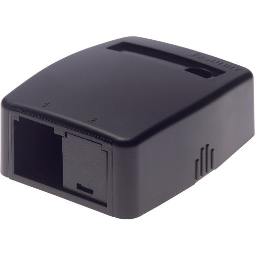 PANDUIT ローゼットボックス シャッターなし 2個口(1ローゼット+1ブランク) 黒 JOQ1B0000BL JOQ1B0000BL 1 個