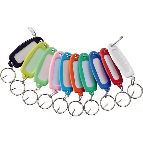 TRUSCO Name Badge Ring Holder Hard Type TNHR-10 1 pc