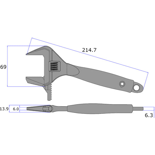 Fujiya Pipe Rope Monkey (Black Gold with Grip) FLP-38-BG 1 piece