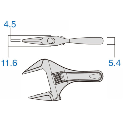 Fujiya Light Short Monkey (Black and Gold with Grip) FLS-28-BG 1 piece