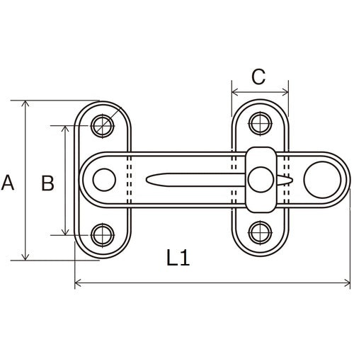 NewHikari 래치 클램프 타이 타이어 대형 블랙 SH-LS100BK 1 개