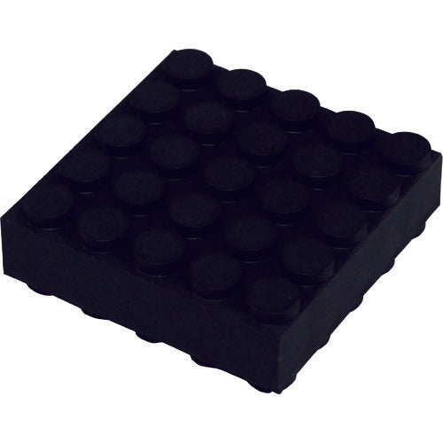 Light Anti-vibration Material Low Resilience Rubber 50 Square BGT-1050 1 Sheet