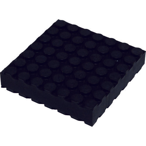 Light Anti-vibration Material Low Resilience Rubber 70mm Square BGT-1070 1 Sheet