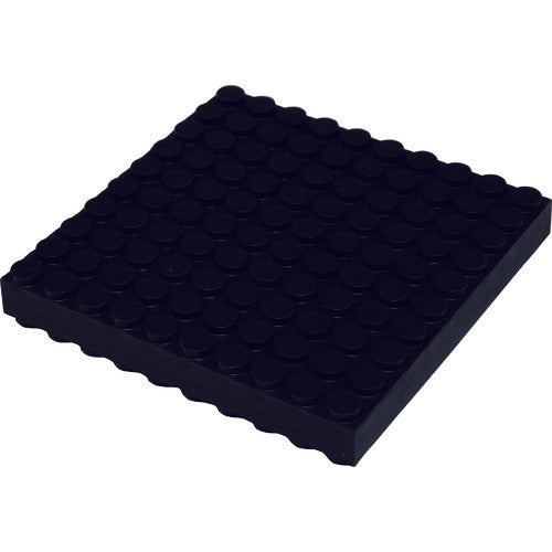 Light Anti-vibration Material Low Resilience Rubber 100mm Square BGT-1100 1 Sheet