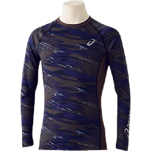 ASICS 【매진 폐번】윈 잡 롱 슬리브 셔츠 피코트/다크 그레이 S 2271A037.401-S 1 착용