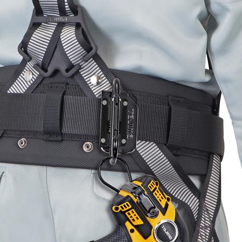 タジマ 着脱式工具ホルダースチール カラビナ大 折りたたみ SFKHI-CLF 1 個