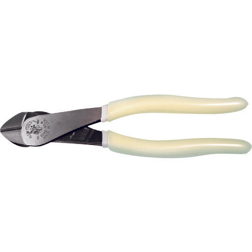 KLEIN ニッパ 偏芯タイプ アングルヘッド 200mm 蓄光タイプ D248-8-GLW 1 丁