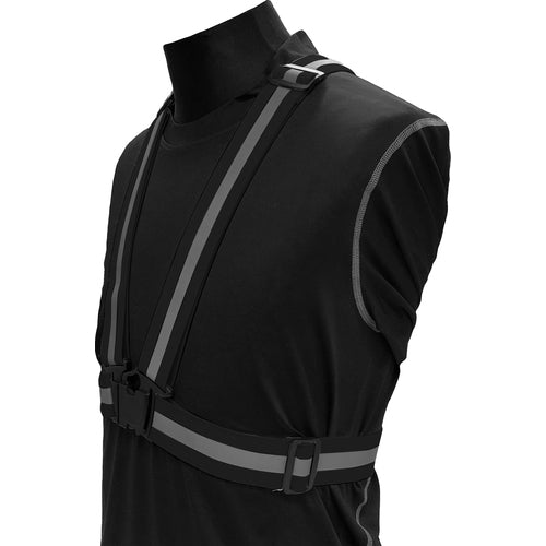 TRUSCO 伸縮安全ベスト ブラック TGV40-BK 1 着