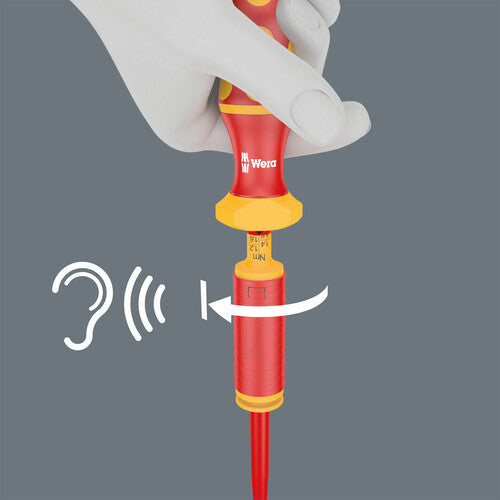 Wera 7440 VDE insulated torque driver (preset) 0.3-1.2 Nm 074752 1 piece