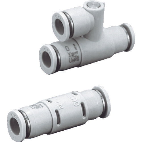 CKD Quick Exhaust Valve with One-Touch Fitting QEL Series Φ6 Exhaust Port Fitting Type QEL-H66 1 pc