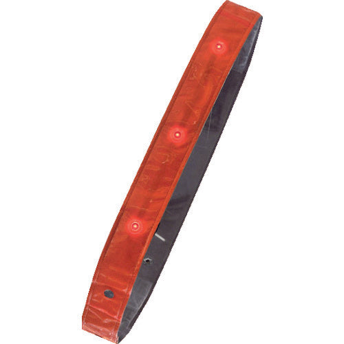 Mizukei sash, LED-equipped reflective sash, orange, 3301506, 1 piece