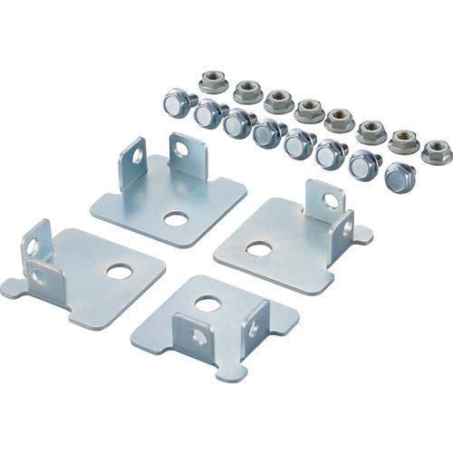 TRUSCO SBL형 항균 도장 세미볼트리스 경량 선반용 바닥 고정용 베이스 플레이트 4개입 SBL-BP4 1조