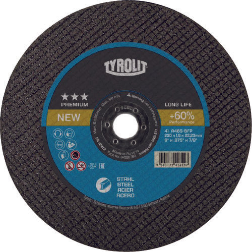 TYROLIT 切断砥石 ロングライフ 178X1.6X22.23mm 34332759 1 枚