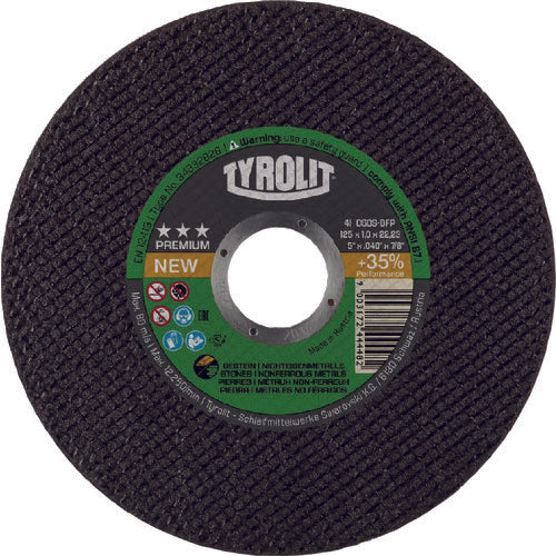 TYROLIT 절단 연삭 숫돌 석재용 125mm #46 34332828 1장