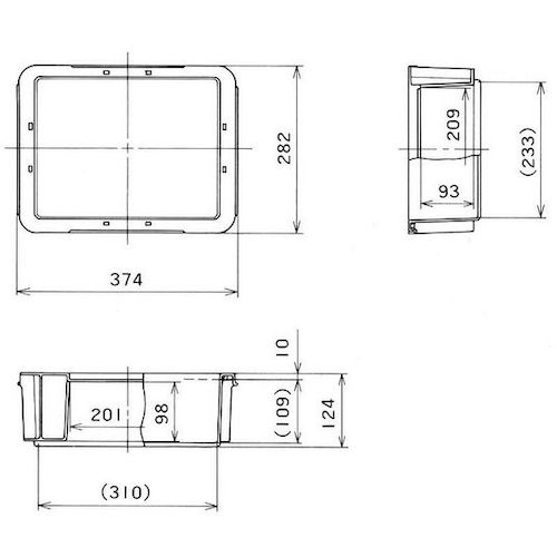 야자키 폴리 테너 8.5L 블루 PT-9 ST B10 1 개