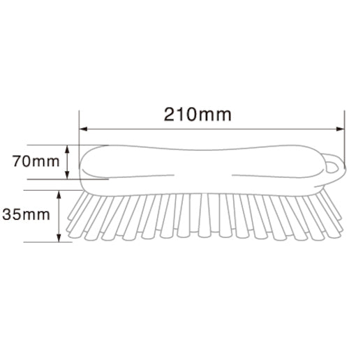 BURRTEC 바큐트 플러스 핸드 스크럽 브러쉬 블루 BCP-SBB HACCAP 대응 69150632 1개