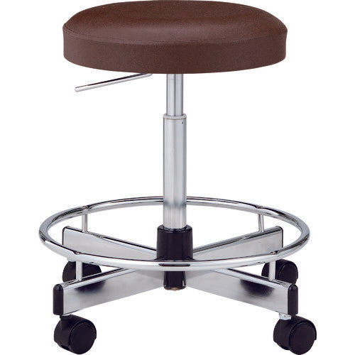 NORITZ Conductive Chair, Conductive Vinyl Leather, Dark Brown, TD-E6R-Z-DBR, 1 Chair