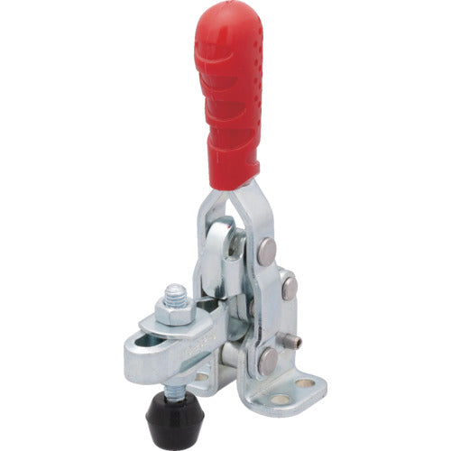 ST−SMITH 下方押え型トグルクランプ 立型トグルクランプ 垂直ハンドル フランジベース 締圧力0.62〜1kN 適合コンタクトボルト径M6 ST-VTC202U 1 個