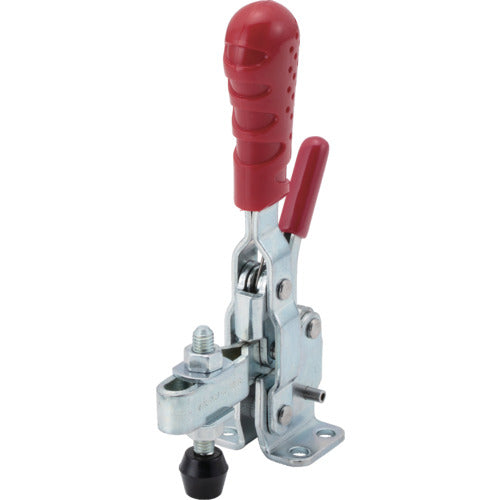 ST−SMITH 下方押え型トグルクランプ 立型トグルクランプ ロック機構付 垂直ハンドル フランジベース 締圧力1〜1.7kN 適合コンタクトボルト径M8 ST-VTC207U-L 1 個