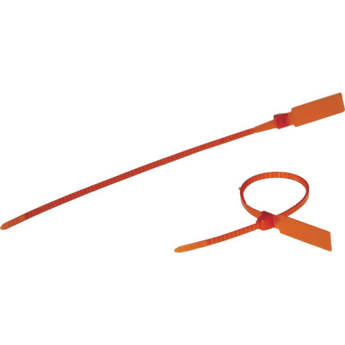 TRUSCO security tie length 238mm displayable type orange 100 pieces TSCTH240-OR 1 bag