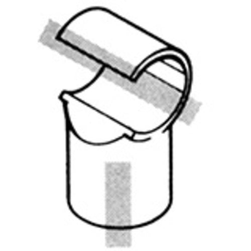 YAZAKI Plastic Joint J-59C AAS S Black for Frame/Pipe Connections Erector Φ28 J-59C-S-BL 1 Piece