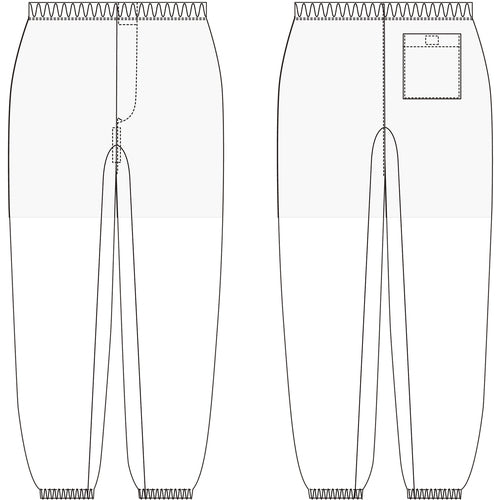 ミドリ安全 IEC規格対応クリーン下衣 VEYG301W L VEYG301W-L 1 着