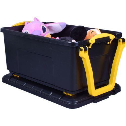 RUP 64L Really Useful Wheeled Trunk Black 64-WHTR-STRBK 1 piece