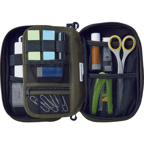 LIHIT Inner Bag Tool Pouch (Double Zipper) Navy A7765-11 1 pc